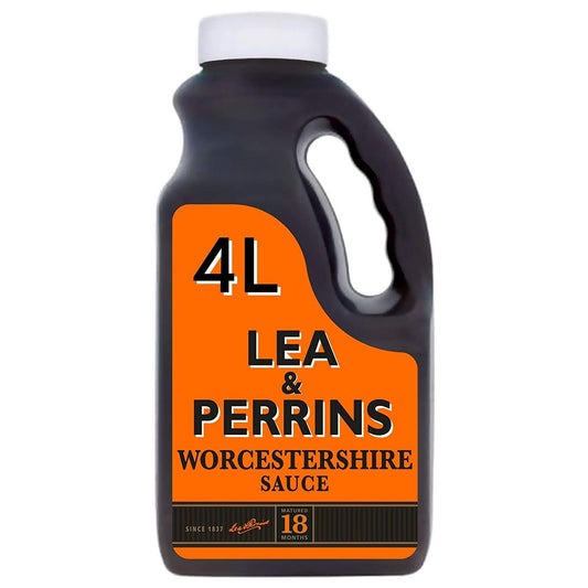 Lea & Perrins Worcestershire Sauce 4 Liter: Großverbraucher-Kanister für Catering