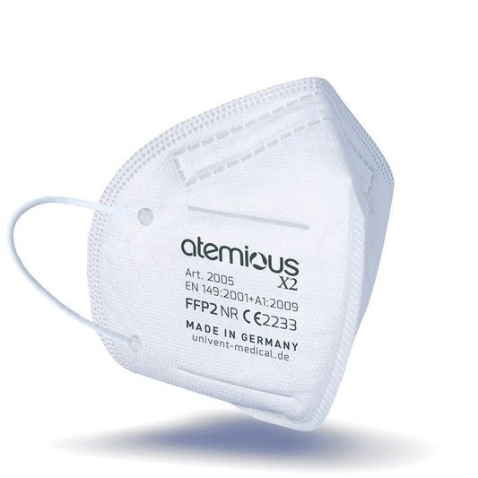 atemious X2  FFP2 Atemschutzmaske Made in Germany einzeln oder lose verpackt