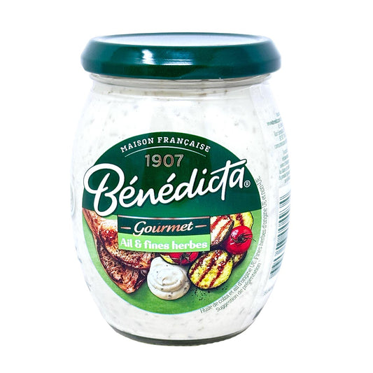 Bénédicta BENEDICTA  Ail et fines Herbes Sauce mit Knoblauch und Kräutern im 260g
