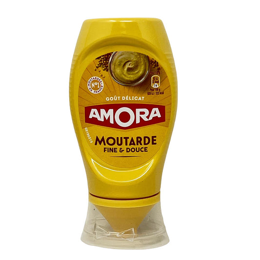 Amora Senf Fine & Douce 260g: Feiner Genuss in praktischer Dosierflasche
