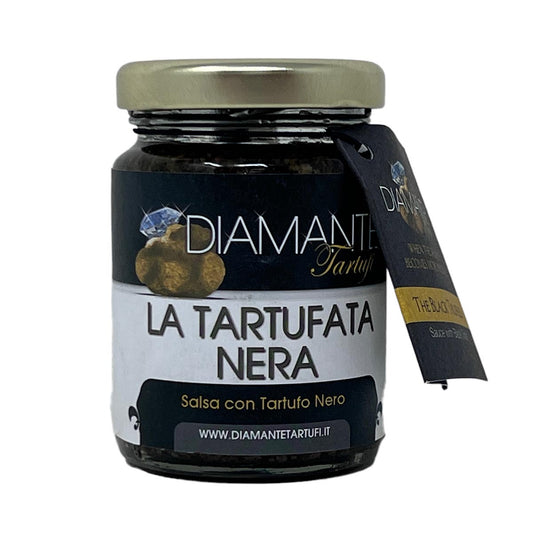 DIAMANTE TARTUFI Salsa di Tartufo Nero - Luxuriöse Trüffelsauce, 130g,