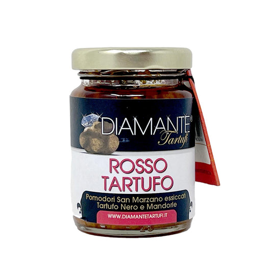 DIAMANTE TARTUFI Rosso Tartufo - Italienische Tomatensauce mit Trüffel, 130g, Luxus für Gourmets