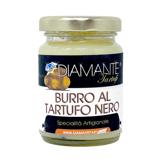 DIAMANTE TARTUFI: Italienische Butter mit Schwarzem Trüffel - Luxusgenuss