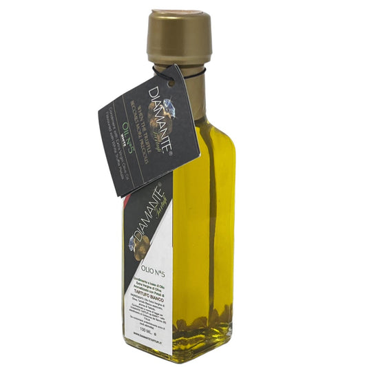 DIAMANTE TARTUFI Olivenöl mit Weißem Trüffel, 100ML - Exquisite Delikatesse