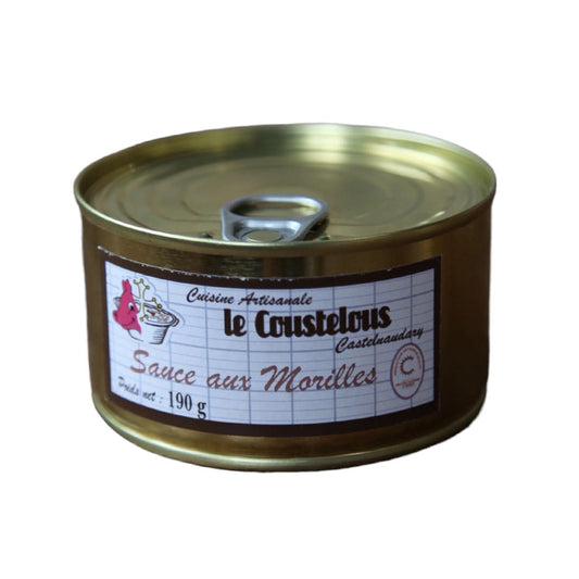 Le Coustelous Sauce aux Morilles Gourmet Morchel Soße ideal für Nudeln und Fleisch