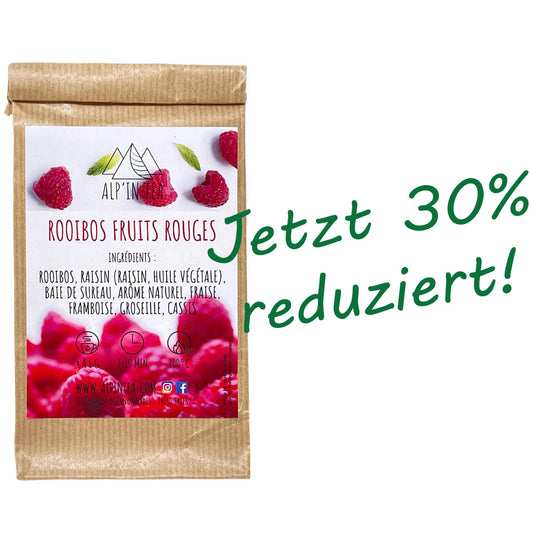 *MHD 07/2023* ALP'IN TEA Rooibos Fruits Rouges Früchtetee aus roten Früchten Tee aus Frankreich - 30% reduziert