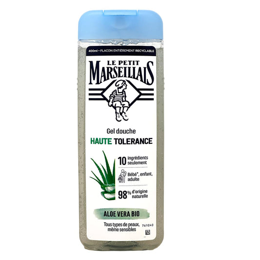 Le Petit Marseillais Duschgel Hohe Verträglichkeit mit Aloe Vera Bio 400 ml aus Frankreich