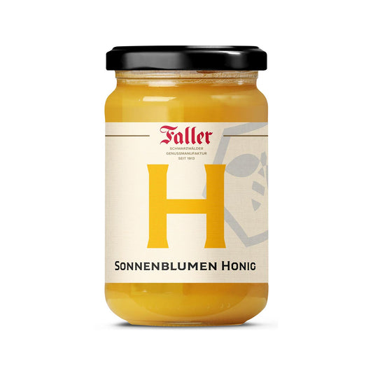 Honig von der Schwarzwälder Genussmanufaktur Faller, Sonnenblumen Honig 380 Gramm