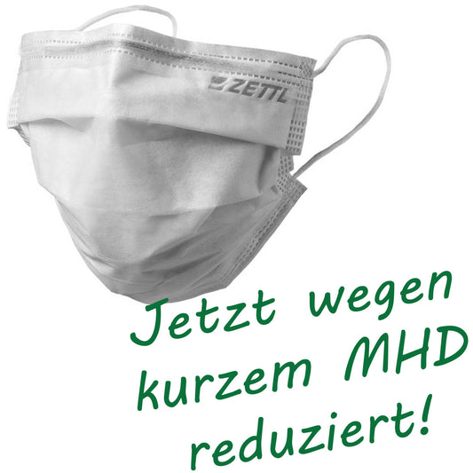 *MHD 10/2023* ZETTL OP-Maske PLUS TYP I, Medizinische Gesichtsmaske DIN EN 14683 Made in Germany
