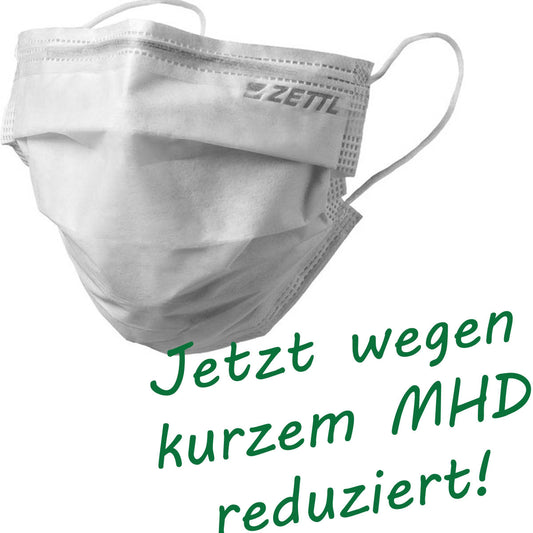 *MHD 01/2024* ZETTL OP-Maske PLUS TYP IIR , Medizinische Gesichtsmaske DIN EN 14683  Made in Germany