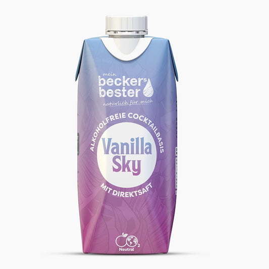 beckers bester Fruchtsaft Getränk Vanilla Sky Fruchtmix Getränk 1 x 0,33 l