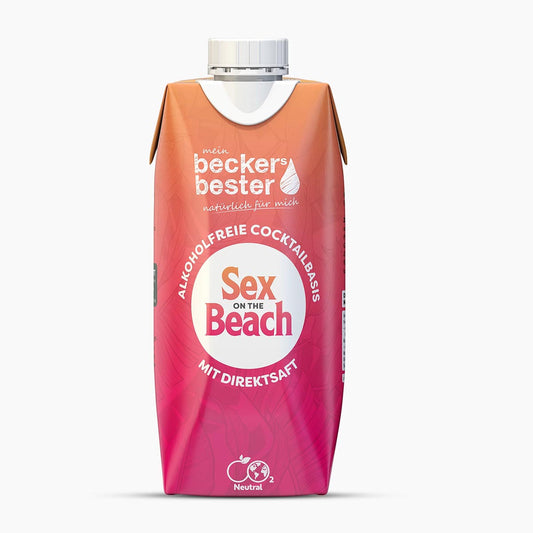 beckers bester Fruchtsaft Getränk Sex on the Beach Fruchtmix Getränk 1 x 0,33 l