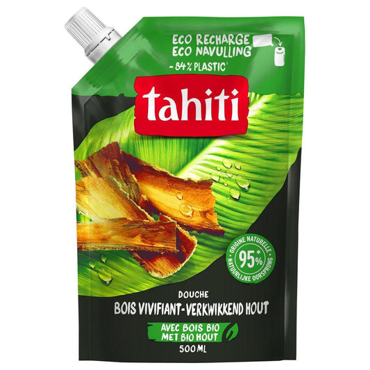 Tahiti - Erfrischendes Tropenholz Duschgel Nachfüllbeutel 500 ml