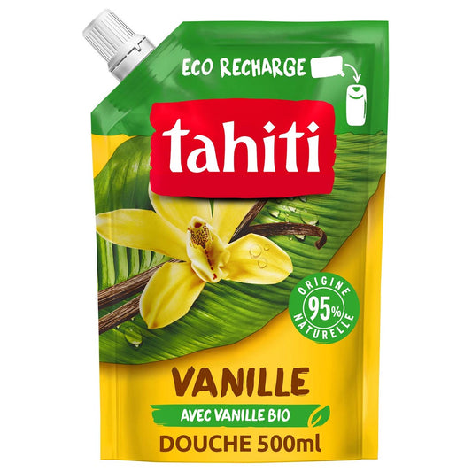 Tahiti - Vanille Duschgel Nachfüllbeutel 500 ml - Süßes Verwöhnprogramm