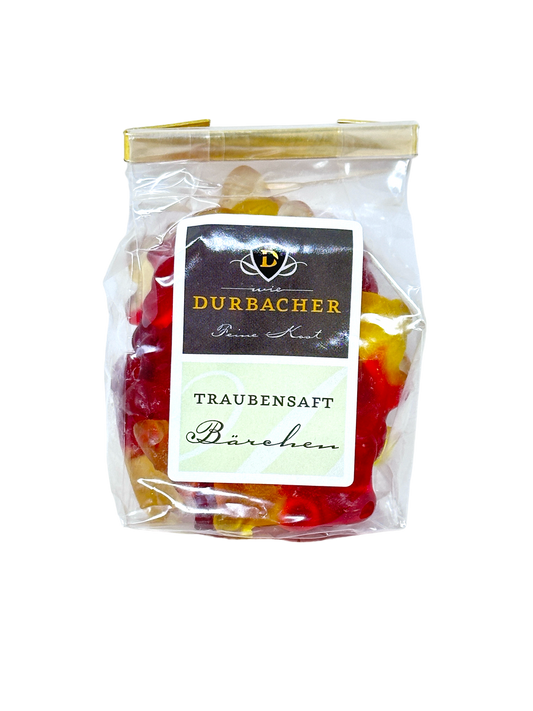Durbacher Feine Kost - Fruchtgummi Traubensaftbärchen 150 Gramm
