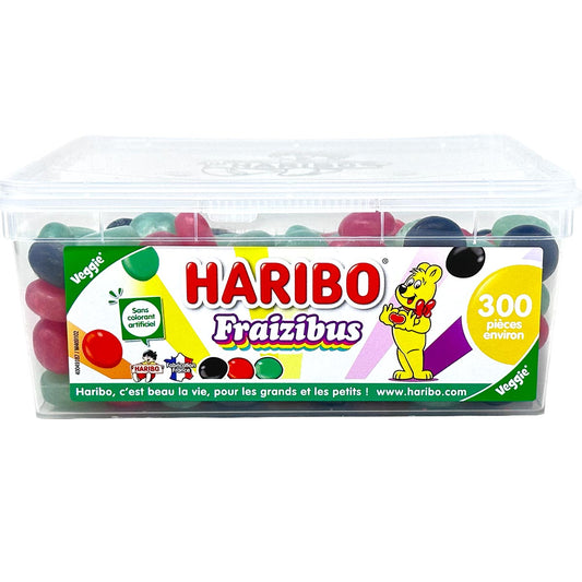 HARIBO Fraizibus: Fruchtig-süßer Genuss, 1230g, 300 Stück Großpackung