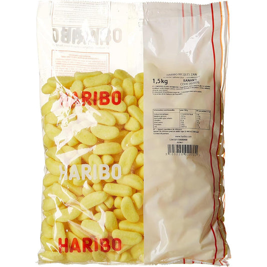 Haribo Bananas Soft Kaubonbons im  1,5 KG Mega Pack