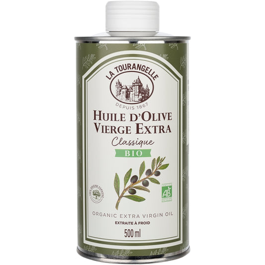 La Tourangelle Olivenöl Extra Virgin, 500ml, handgefertigtes Gourmet-Öl