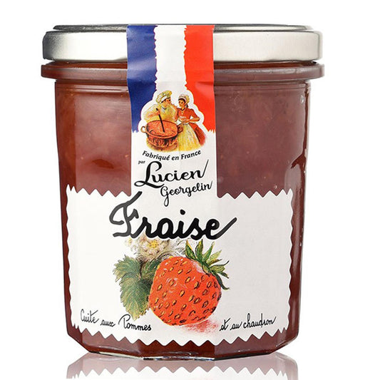 Lucien Georgelin Erdbeerkonfitüre: Fruchtiger Genuss aus Frankreich 320 Gramm