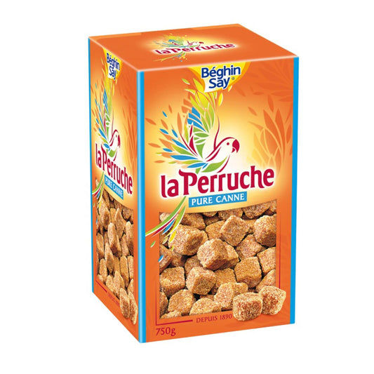 Natürlicher brauner Zuckerwürfel von La Perruche - Premium-Qualität 750 Gramm