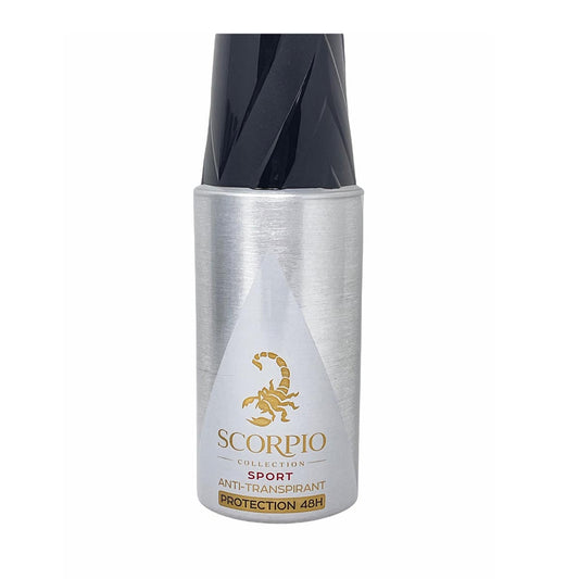 SCORPIO Sport - Déodorant protection 48h Antitranspirant Deo Spray 150 ml