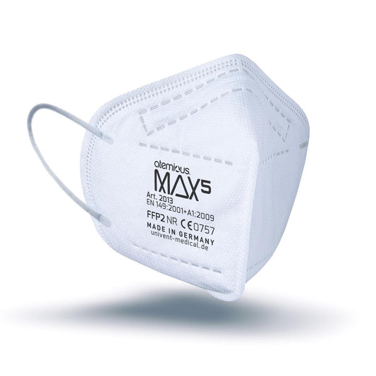 atemious MAX5 FFP2 Atemschutzmaske Made in Germany lose oder einzeln verpackt