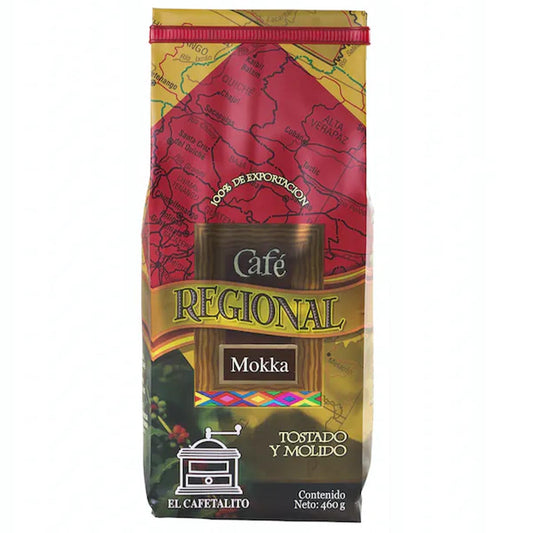 Café Regional Mokka Kaffee Bohnen - 460 Gramm - Arabica-Kaffee aus verschiedenen Regionen Guatemalas
