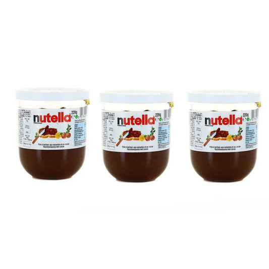 Ferrero Nutella im Trinkglas 3 x 200g - Süßer Genuss für jeden Tag!